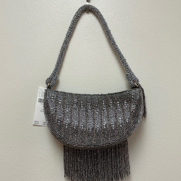 New Anthropologie Mini Half Moon Beaded Shoulder Bag!!🔥🔥🔥 - Picture 10 of 16